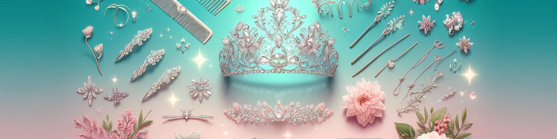 Découvrez notre élégante collection d'accessoires de cheveux pour mariée et bal