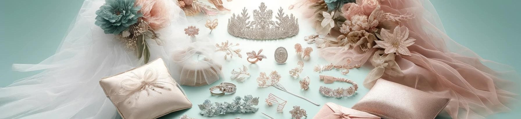 Découvrez notre collection exclusive d'accessoires de la mariée, alliant élégance et sophistication pour sublimer votre beauté lors de votre jour spécial.