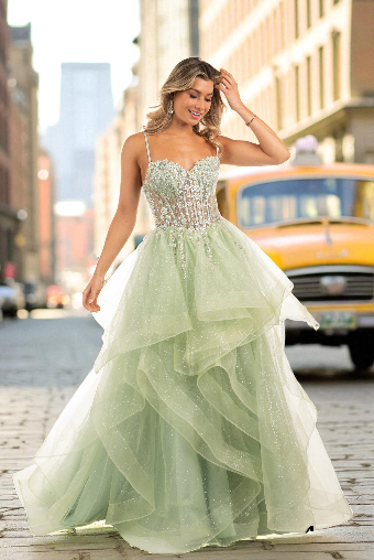 Avril Azure Dress A10017 #2 Lime thumbnail