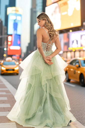 Avril Azure Dress A10017 #3 Lime thumbnail