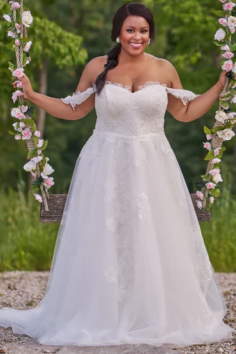 Michelle Bridal MB2502 #4 Ivory thumbnail