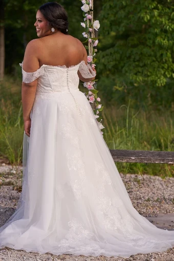 Michelle Bridal MB2502 #5 Ivory thumbnail