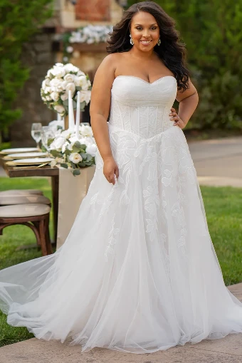 Michelle Bridal MB2605 #7 Ivory thumbnail