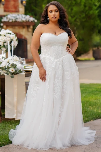 Michelle Bridal MB2605 #8 Ivory thumbnail
