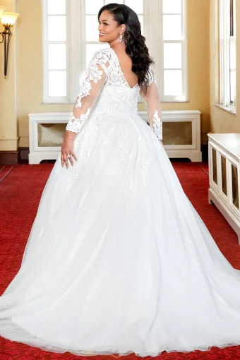 Michelle Bridal MB2321 #13 Ivory/Ivory Mesh thumbnail