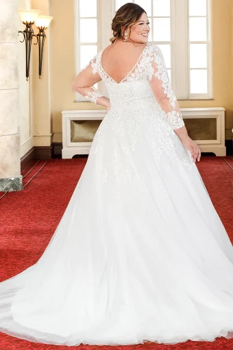 Michelle Bridal MB2321 #12 Ivory/Ivory Mesh thumbnail
