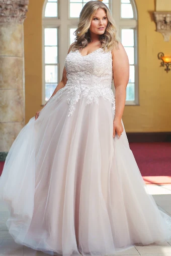 Michelle Bridal MB2404 #4 Ivory thumbnail