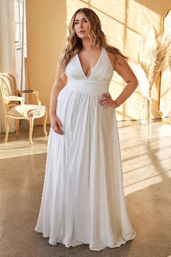 Magdalena Ladivine by Cinderella Divine 7469WW #7 Off White thumbnail